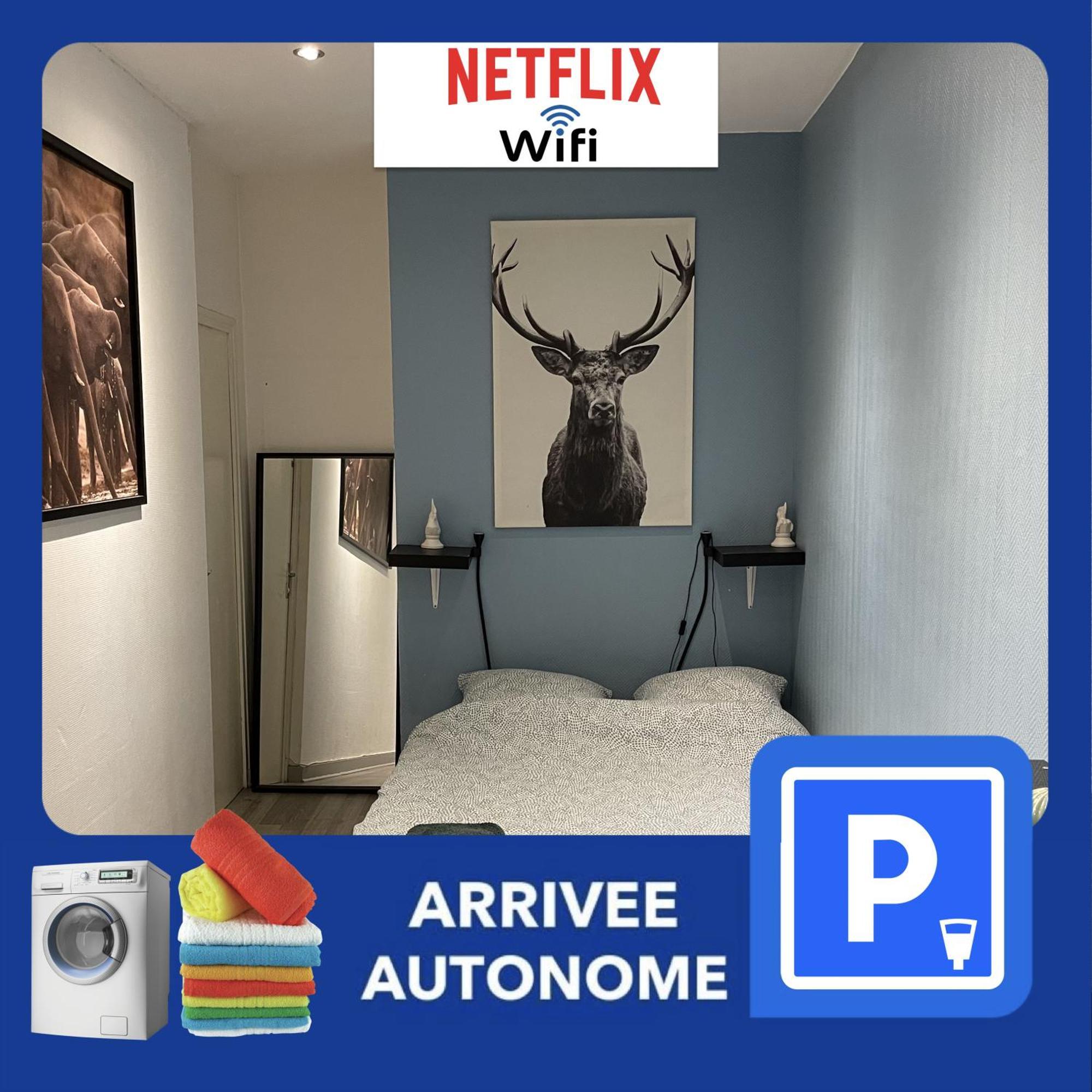 010 Chic & Cosy F1 29m2 Hypercentre Wifi Smart Tv Netflix Apartment Saint-Etienne (Loire)